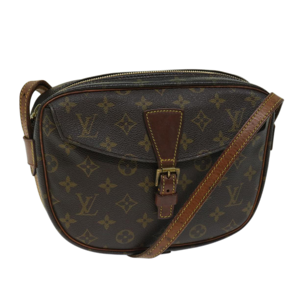 LOUIS VUITTON Monogram Jeune Fille MM Shoulder Bag M51226 LV Auth 72926