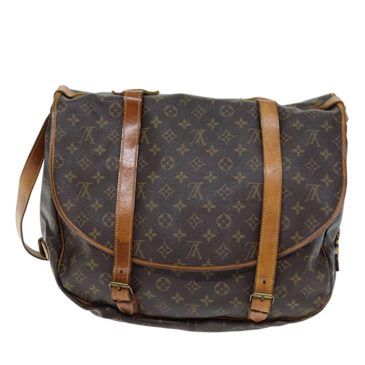 LOUIS VUITTON Monogram Saumur 43 Shoulder Bag M42252 LV Auth 72952 - 0