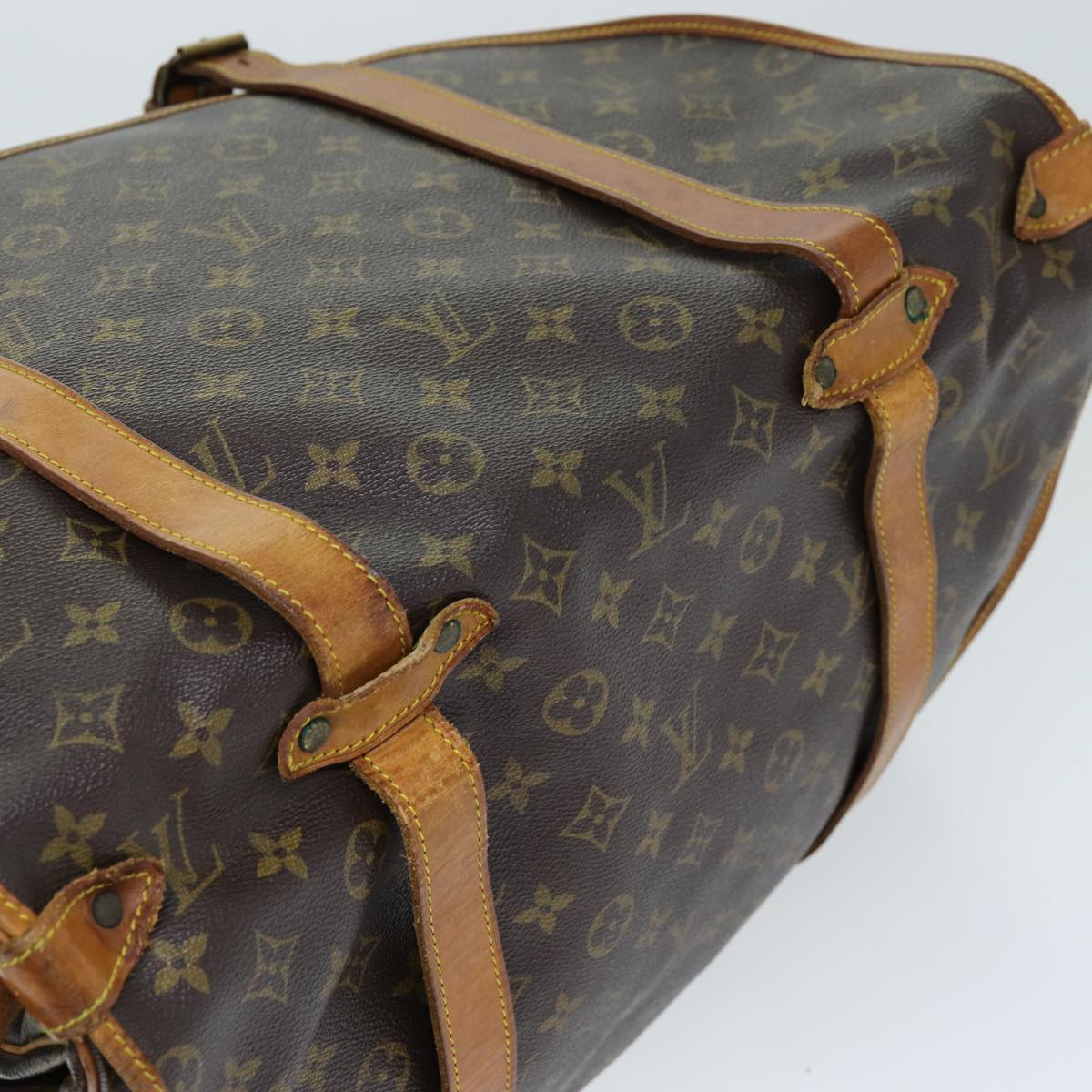 LOUIS VUITTON Monogram Saumur 43 Shoulder Bag M42252 LV Auth 72952