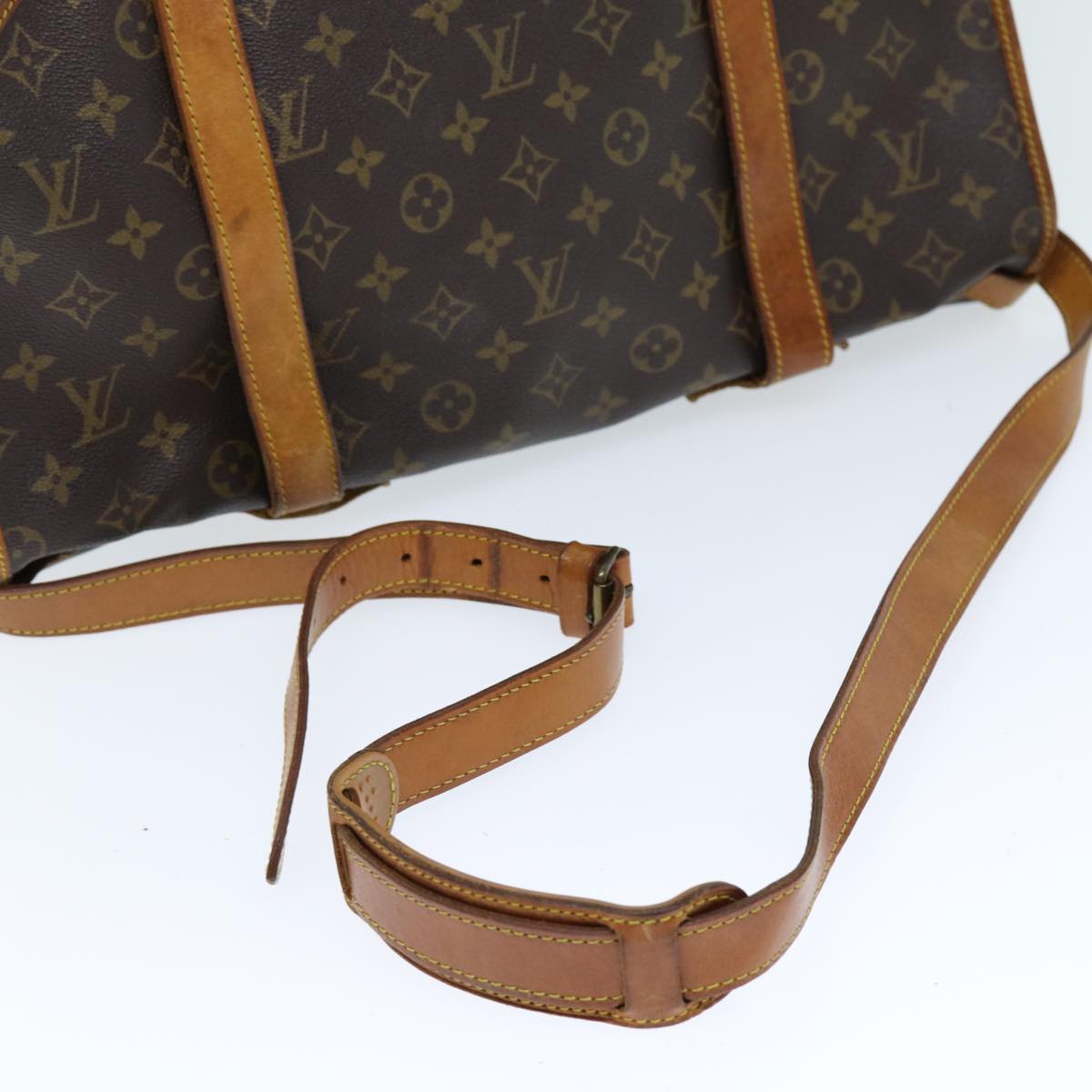 LOUIS VUITTON Monogram Saumur 43 Shoulder Bag M42252 LV Auth 72952