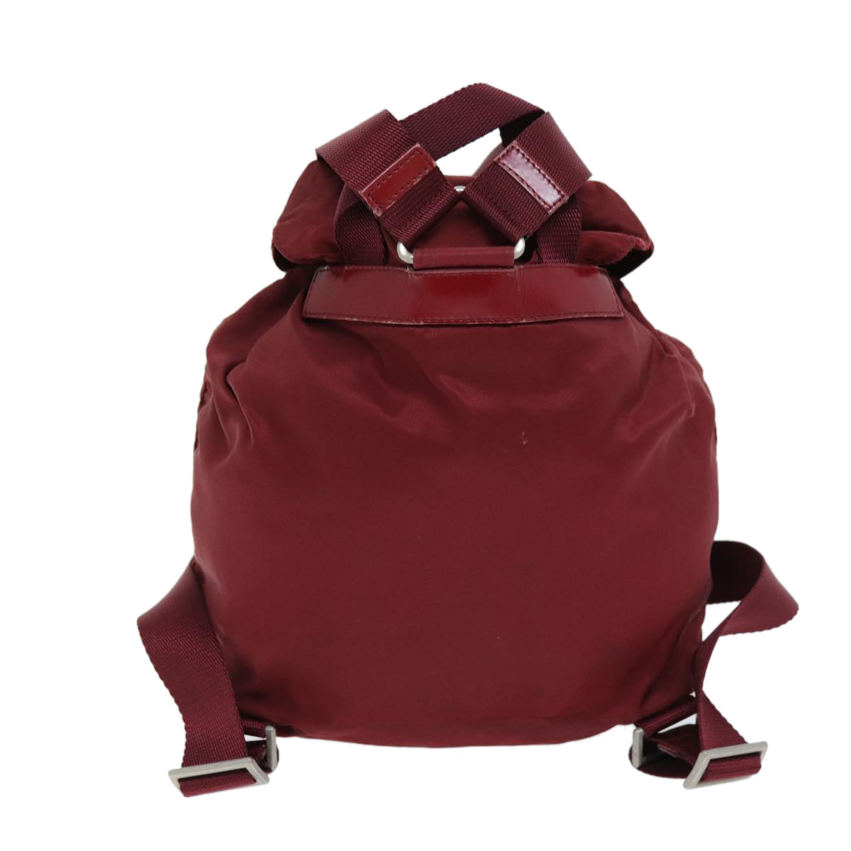 PRADA Backpack Nylon Red Auth 72956 - 0