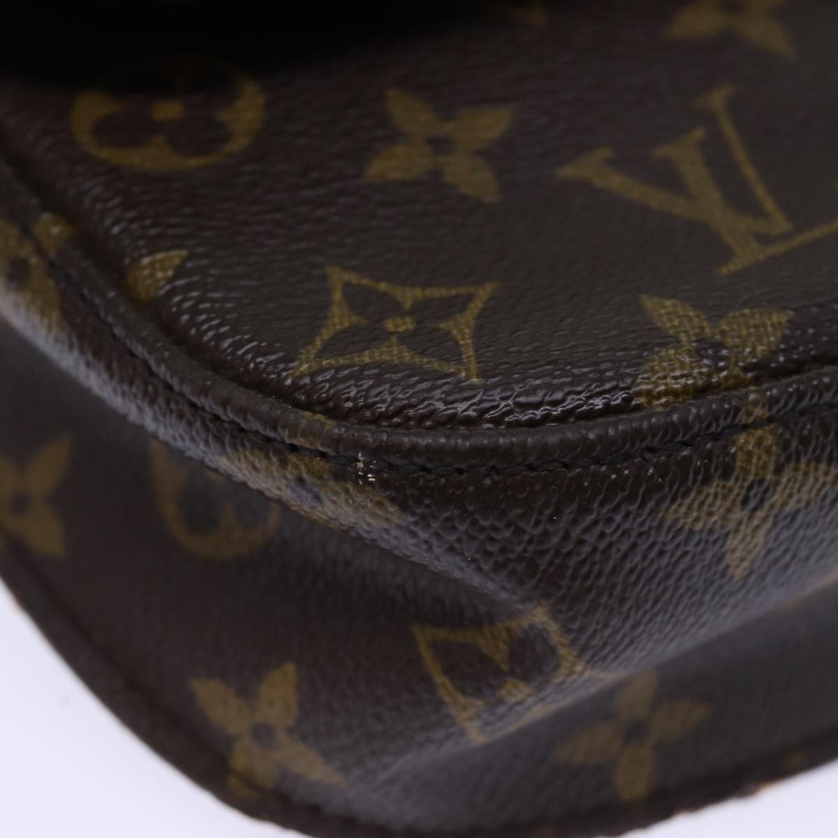 LOUIS VUITTON Monogram Saint Cloud MM Shoulder Bag M51243 LV Auth 73001