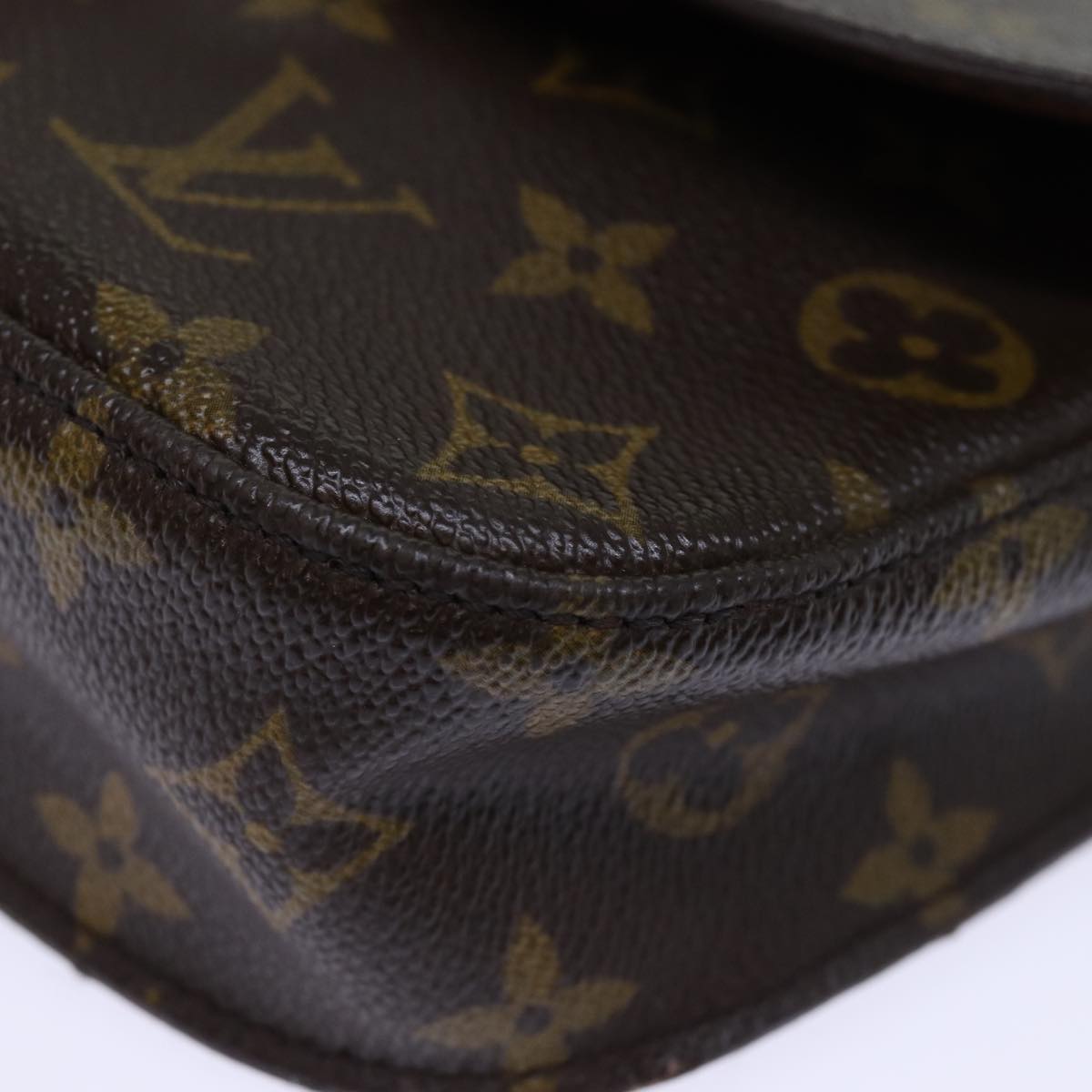 LOUIS VUITTON Monogram Saint Cloud MM Shoulder Bag M51243 LV Auth 73001