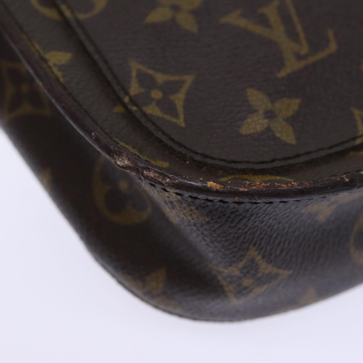 LOUIS VUITTON Monogram Saint Cloud MM Shoulder Bag M51243 LV Auth 73001