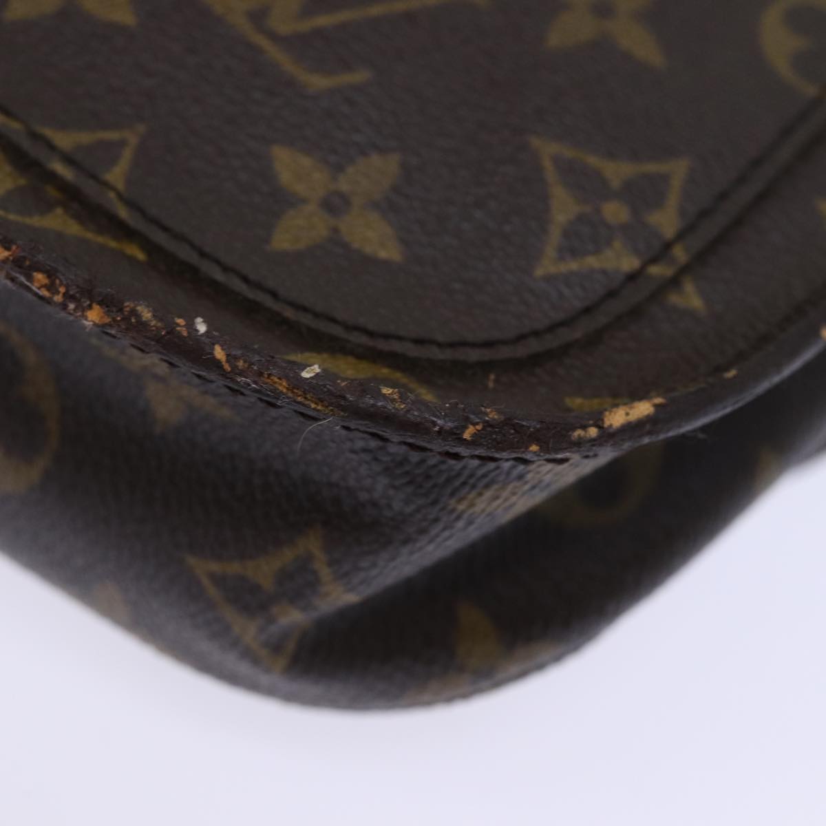 LOUIS VUITTON Monogram Saint Cloud MM Shoulder Bag M51243 LV Auth 73001