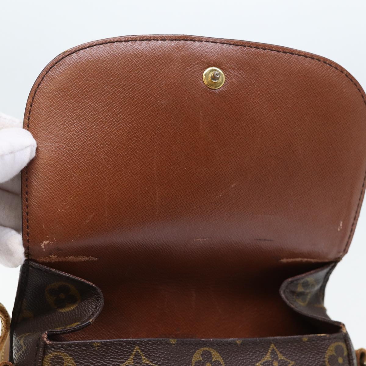 LOUIS VUITTON Monogram Saint Cloud MM Shoulder Bag M51243 LV Auth 73001