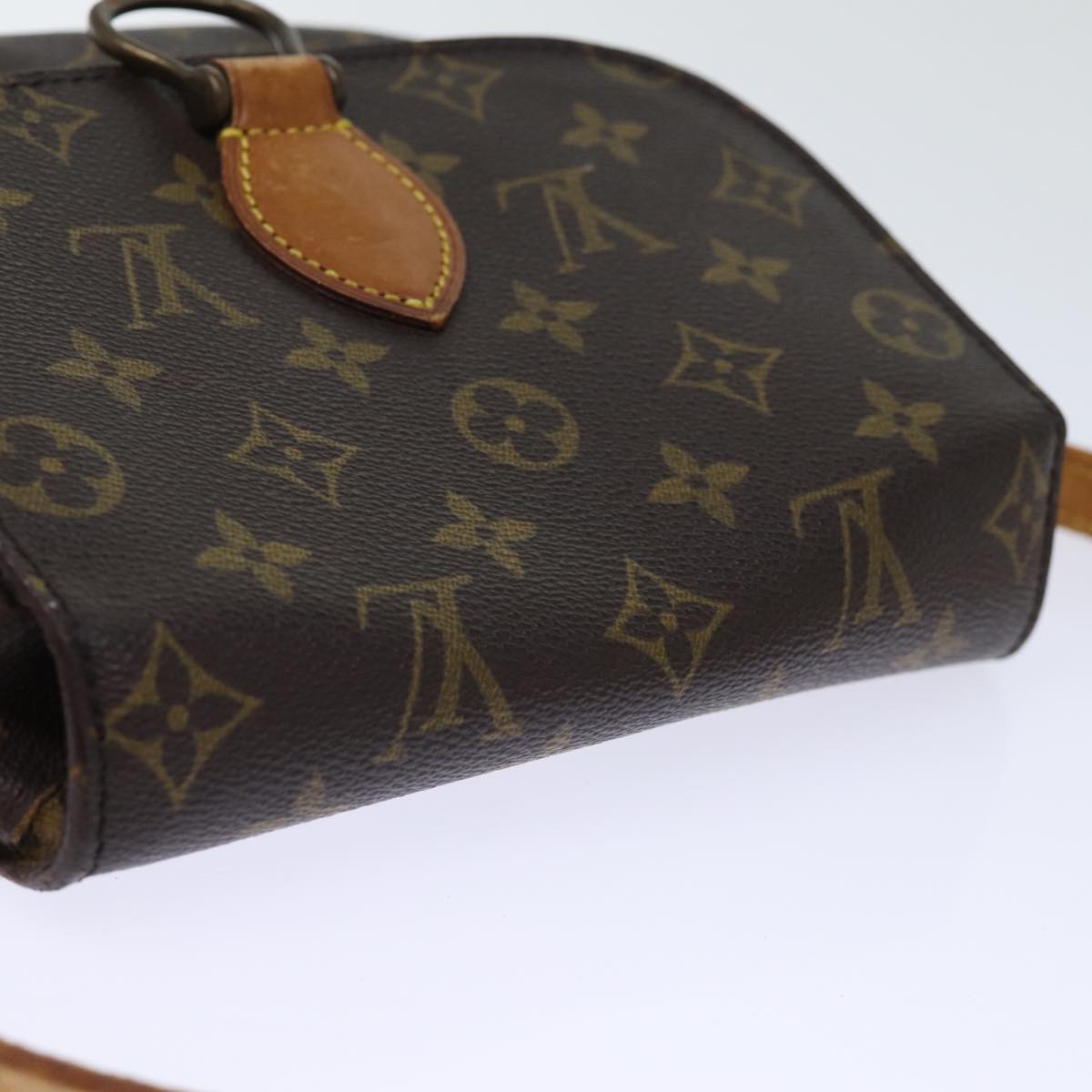 LOUIS VUITTON Monogram Saint Cloud MM Shoulder Bag M51243 LV Auth 73001