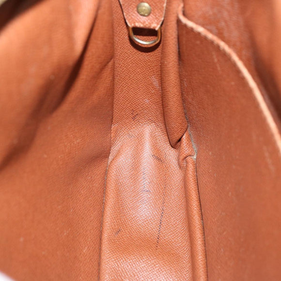 LOUIS VUITTON Monogram Compiegne 28 Clutch Bag M51845 LV Auth 73002