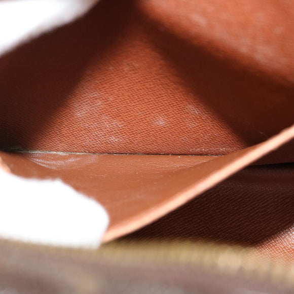 LOUIS VUITTON Monogram Compiegne 28 Clutch Bag M51845 LV Auth 73002