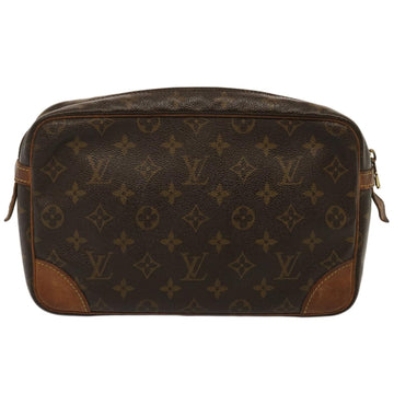LOUIS VUITTON Monogram Compiegne 28 Clutch Bag M51845 LV Auth 73002 - 0