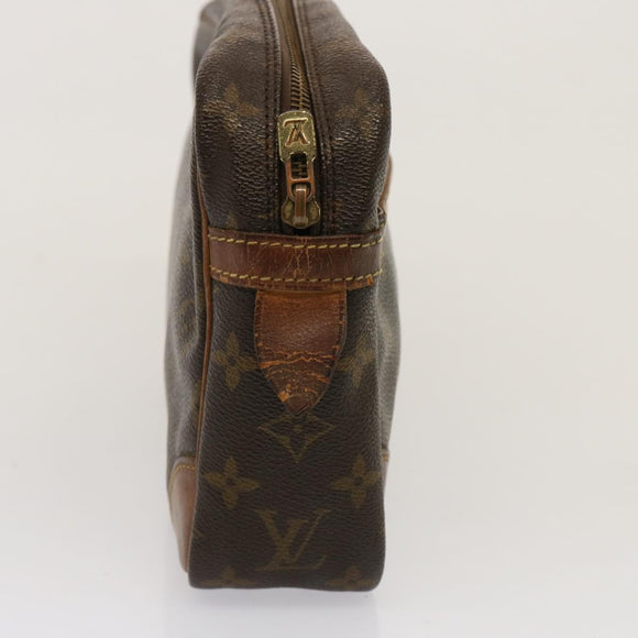 LOUIS VUITTON Monogram Compiegne 28 Clutch Bag M51845 LV Auth 73002