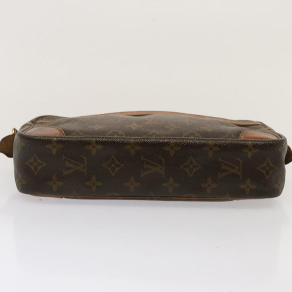 LOUIS VUITTON Monogram Compiegne 28 Clutch Bag M51845 LV Auth 73002