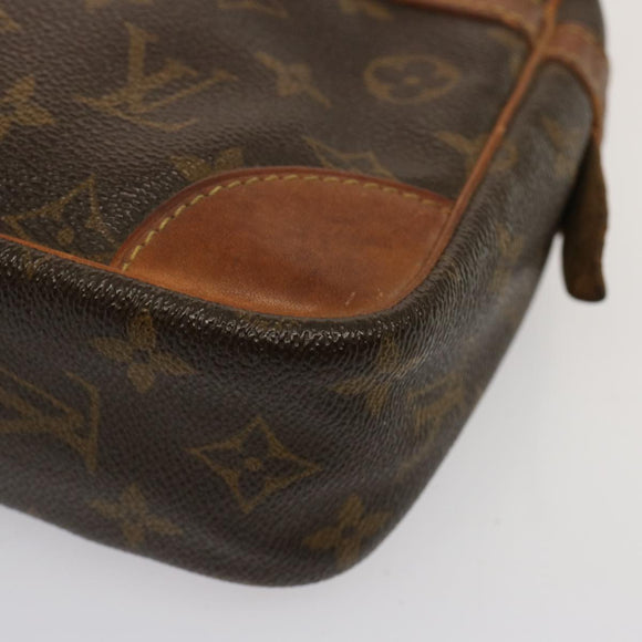 LOUIS VUITTON Monogram Compiegne 28 Clutch Bag M51845 LV Auth 73002