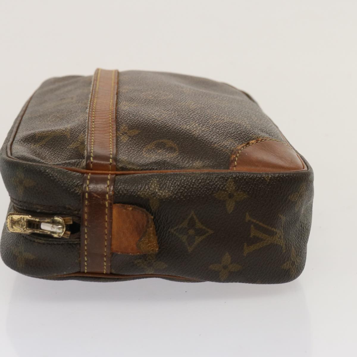 LOUIS VUITTON Monogram Compiegne 28 Clutch Bag M51845 LV Auth 73004