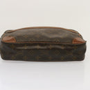 LOUIS VUITTON Monogram Compiegne 28 Clutch Tasche M51845 LV Auth 73004-6