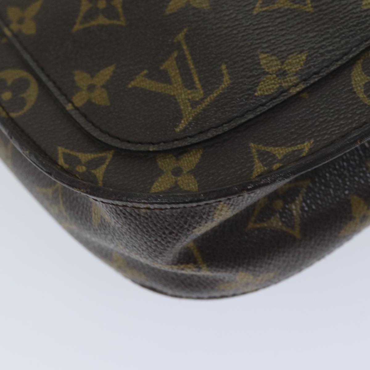 LOUIS VUITTON Monogram Saint Cloud GM Shoulder Bag M51242 LV Auth 73005