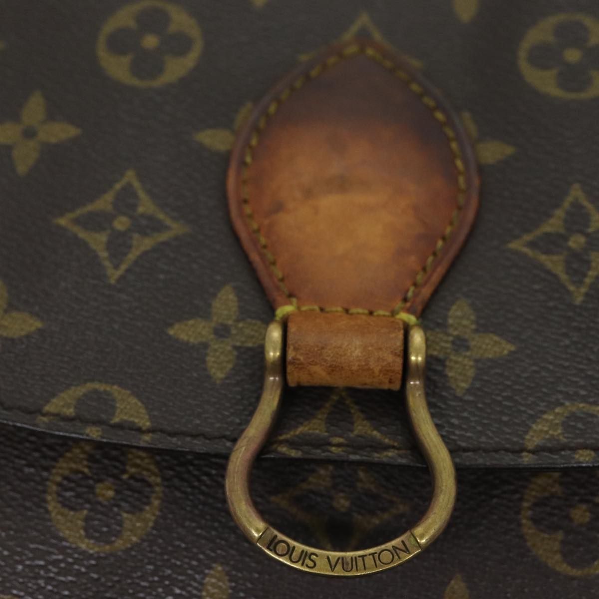 LOUIS VUITTON Monogram Saint Cloud GM Shoulder Bag M51242 LV Auth 73005