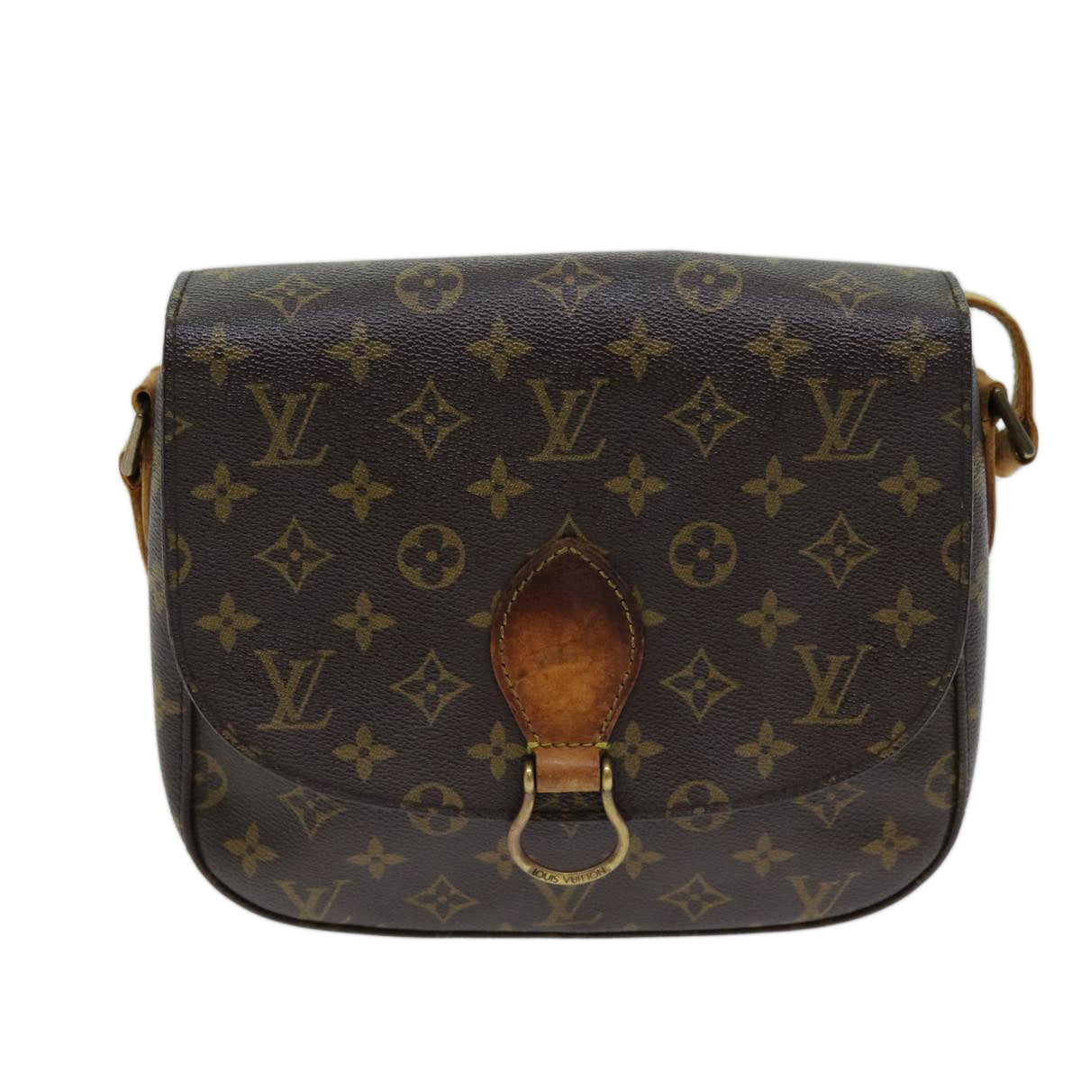 LOUIS VUITTON Monogram Saint Cloud GM Shoulder Bag M51242 LV Auth 73005