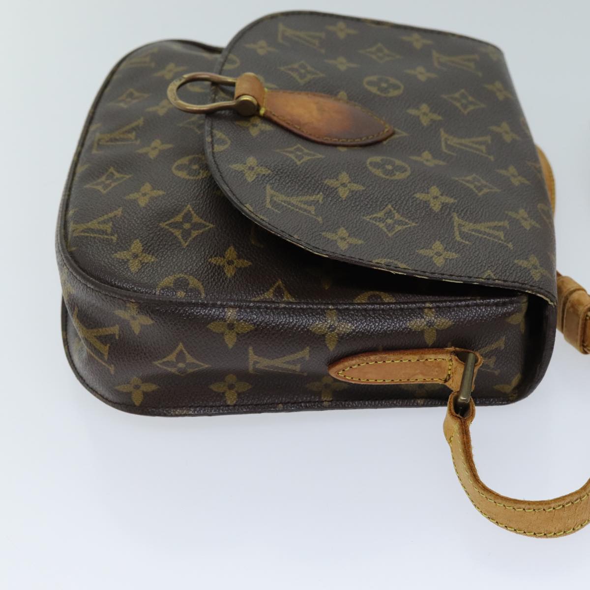 LOUIS VUITTON Monogram Saint Cloud GM Shoulder Bag M51242 LV Auth 73005