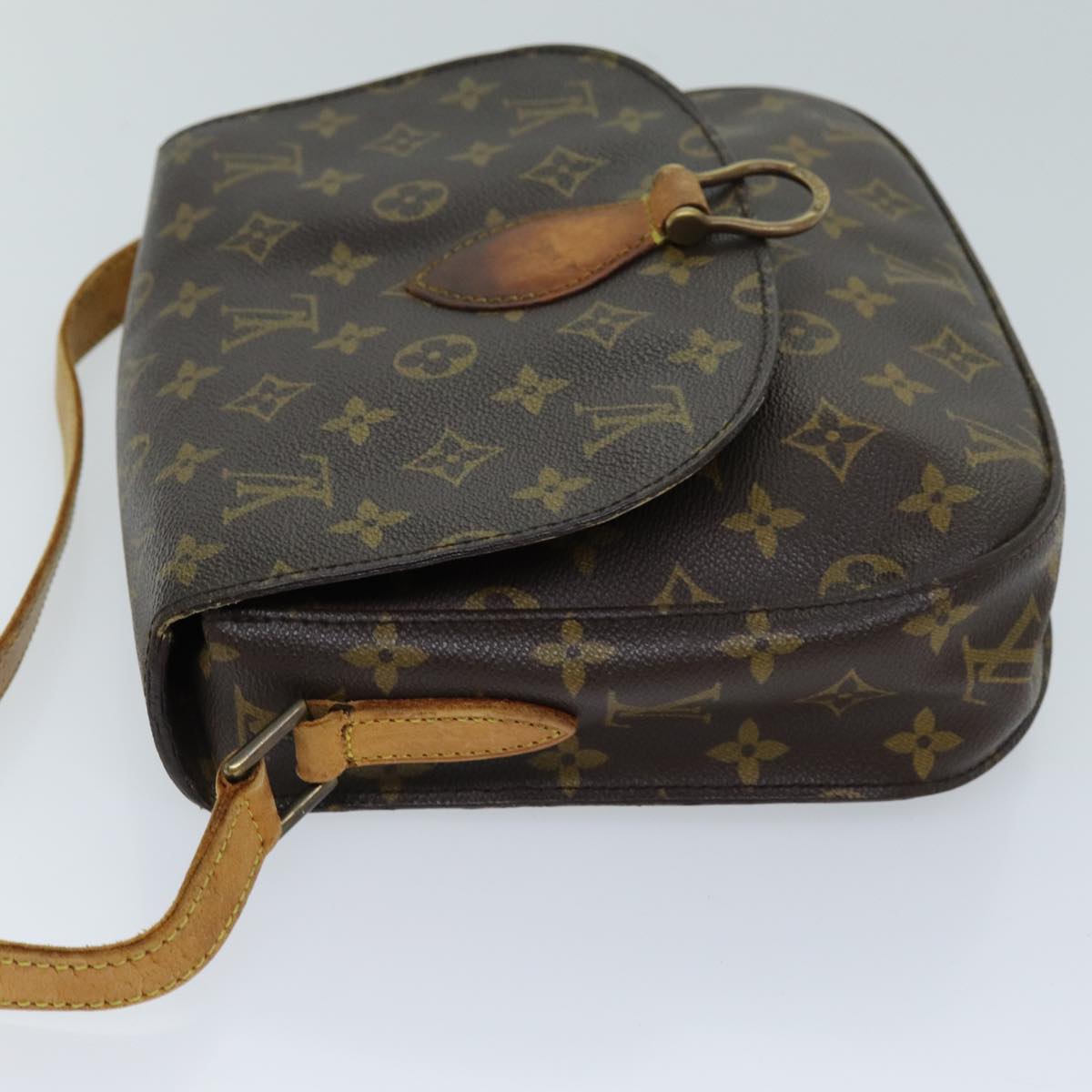 LOUIS VUITTON Monogram Saint Cloud GM Shoulder Bag M51242 LV Auth 73005