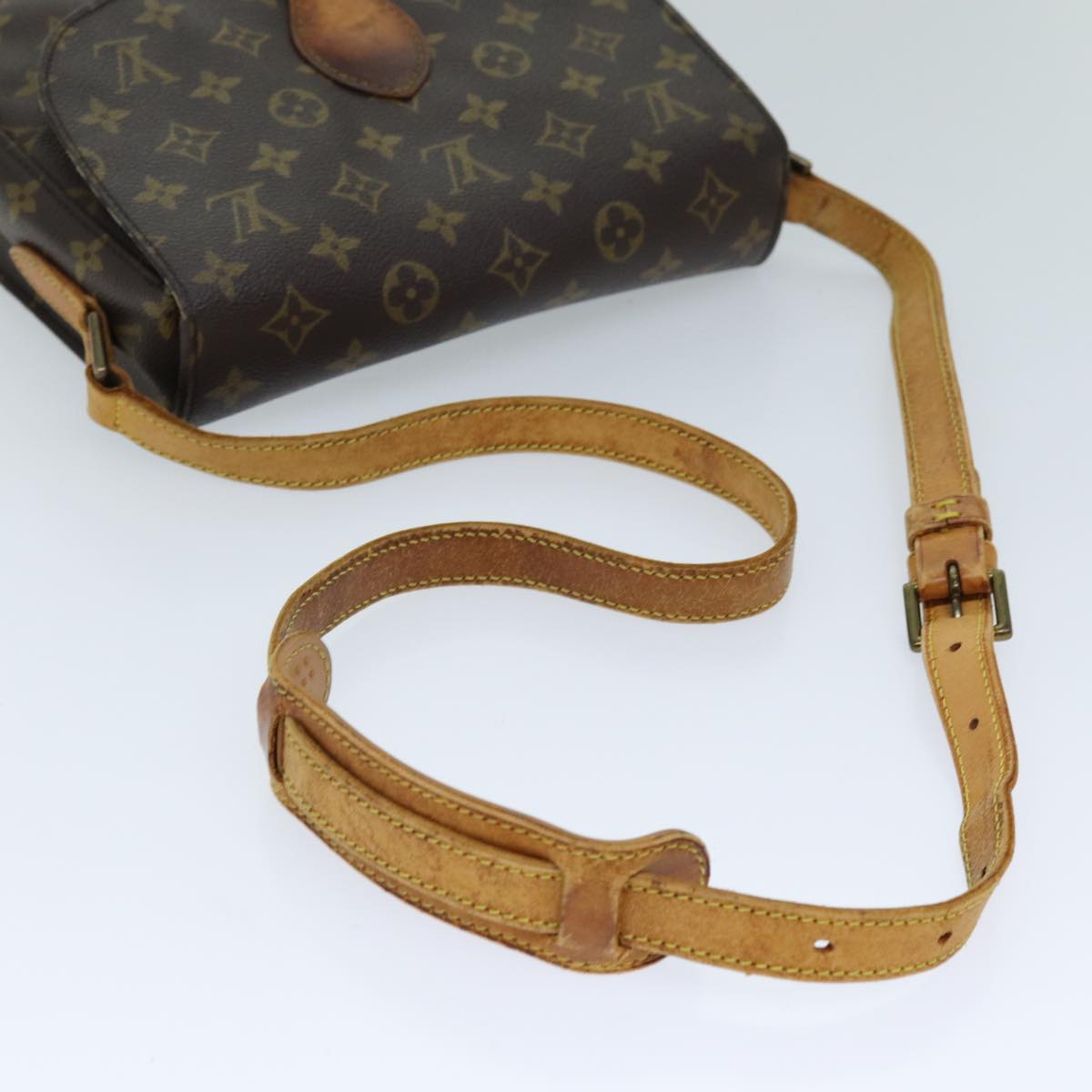 LOUIS VUITTON Monogram Saint Cloud GM Shoulder Bag M51242 LV Auth 73005