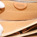 CELINE Macadam Canvas Schoudertas PVC Bruin Auth 73006-21