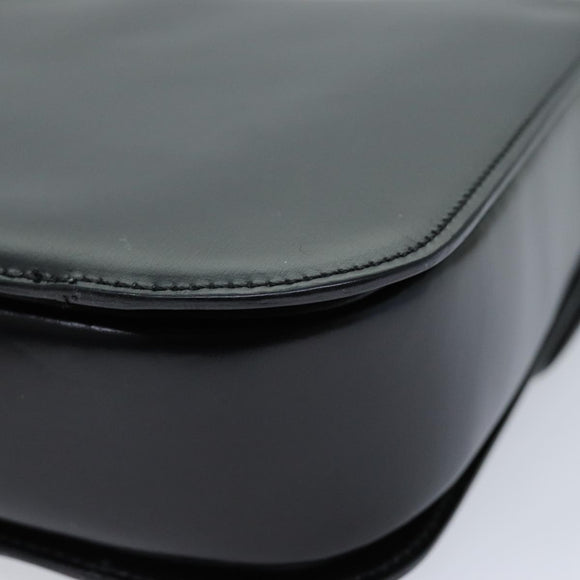 CELINE Hand Bag Leather 2way Black Auth 73008V