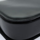 CELINE Hand Bag Leather 2way Black Auth 73008V-8