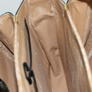 CELINE Hand Bag Leather 2way Black Auth 73008V-12