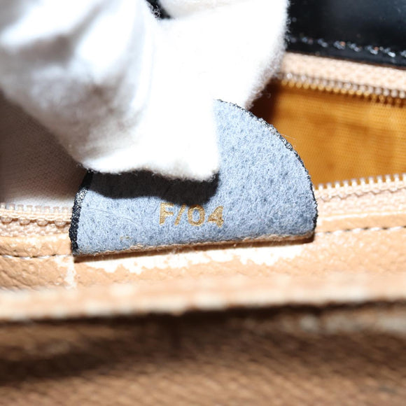 CELINE Hand Bag Leather 2way Black Auth 73008V