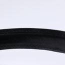 CELINE Hand Bag Leather 2way Black Auth 73008V-5