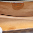 CELINE Macadam Canvas Hand Bag PVC Brown Auth 73012-17