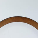 CELINE Macadam Canvas Hand Bag PVC Brown Auth 73012-8