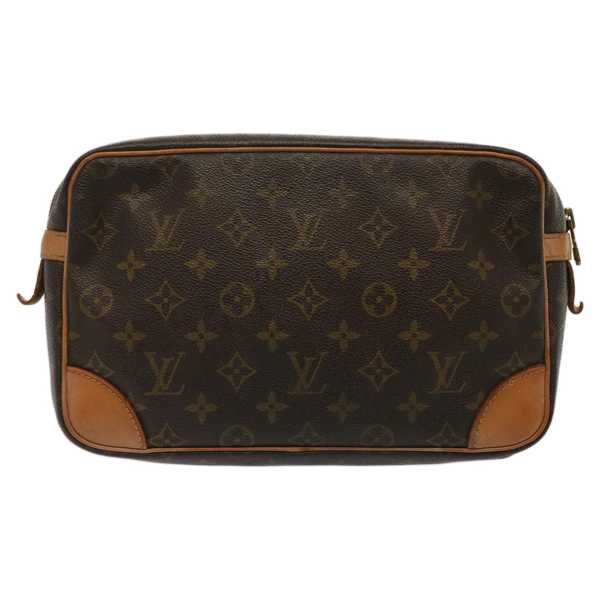 LOUIS VUITTON Monogram Compiegne 28 Clutch Bag M51845 LV Auth 73013 - 0