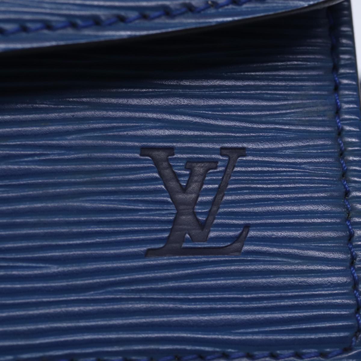 LOUIS VUITTON Epi Grenel Shoulder Bag Blue M52362 LV Auth 73029