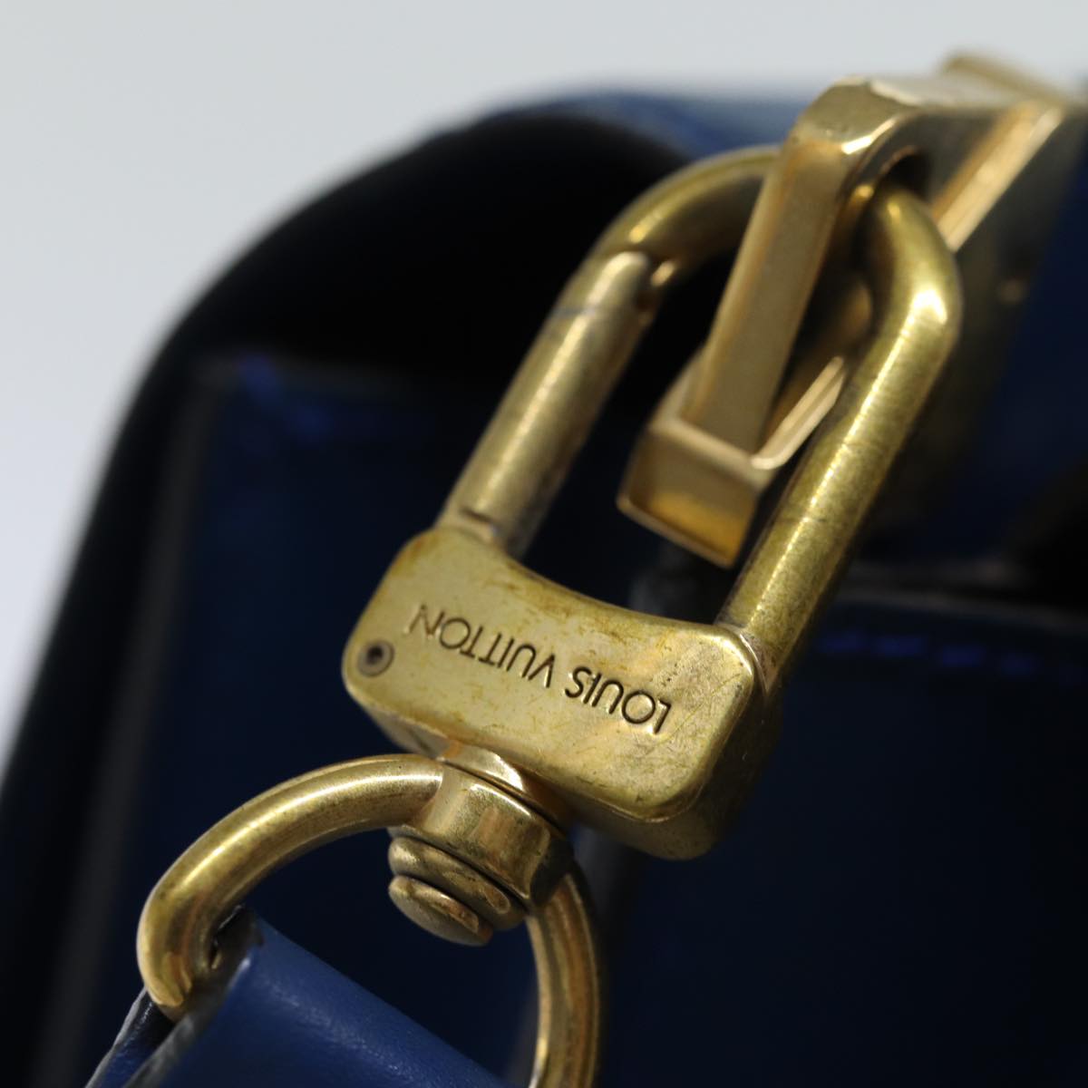 LOUIS VUITTON Epi Grenel Shoulder Bag Blue M52362 LV Auth 73029