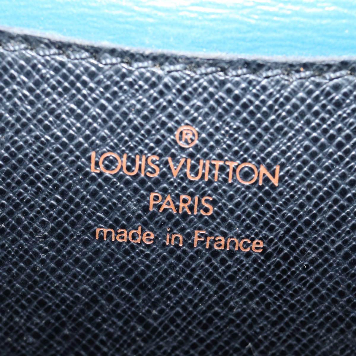 LOUIS VUITTON Epi Grenel Shoulder Bag Blue M52362 LV Auth 73029