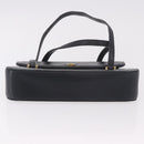 GUCCI Hand Bag Leather Black Auth 73035-15
