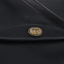 GUCCI Hand Bag Leather Black Auth 73035-19