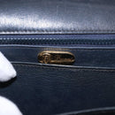 GUCCI Hand Bag Leather Black Auth 73035-20