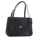 GUCCI Hand Bag Leather Black Auth 73035-1