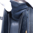 GUCCI Hand Bag Leather Black Auth 73035-12