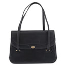 GUCCI Hand Bag Leather Black Auth 73035-13