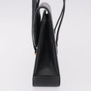 GUCCI Hand Bag Leather Black Auth 73035-4