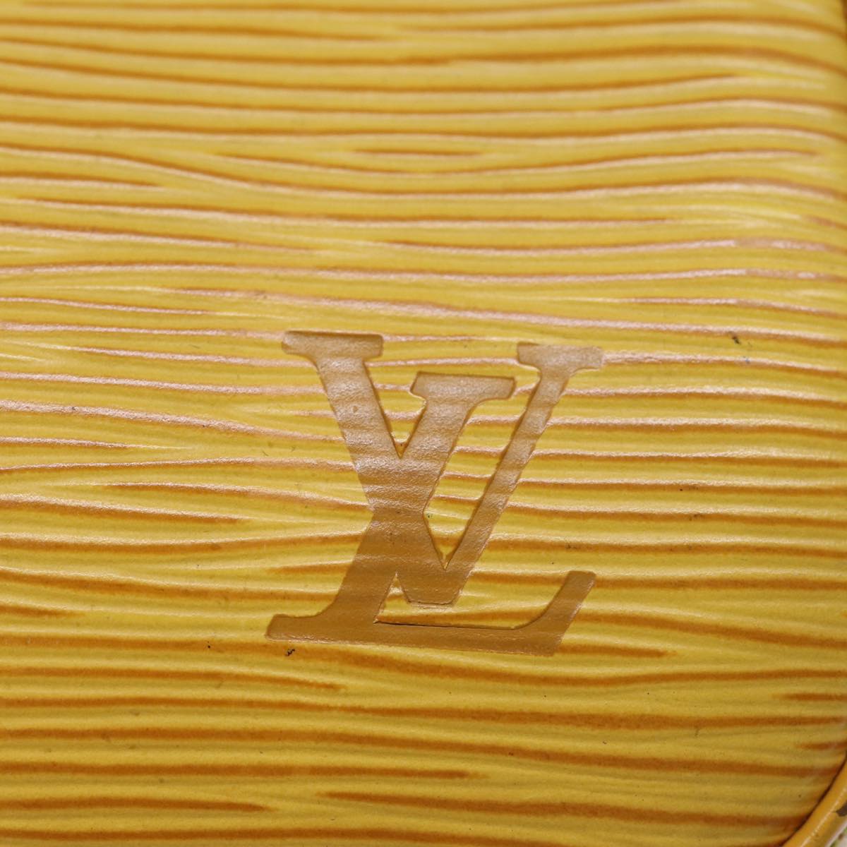 LOUIS VUITTON Epi jasmine Hand Bag Tassili Yellow M52089 LV Auth 73039