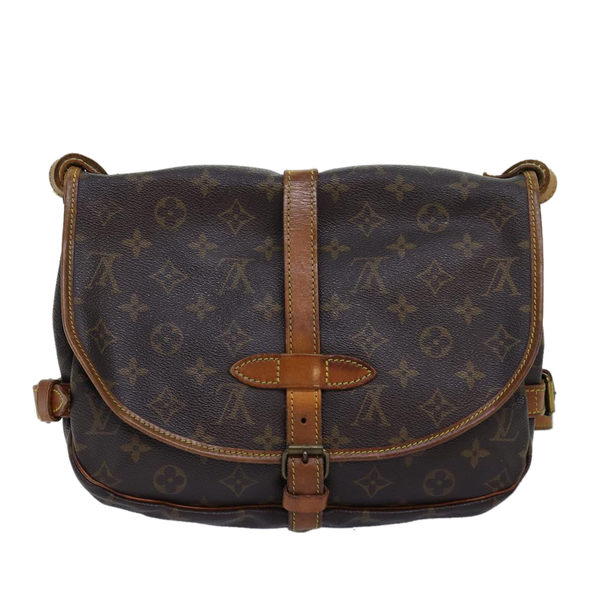 LOUIS VUITTON Monogram Saumur 30 Shoulder Bag M42256 LV Auth 73043 - 0