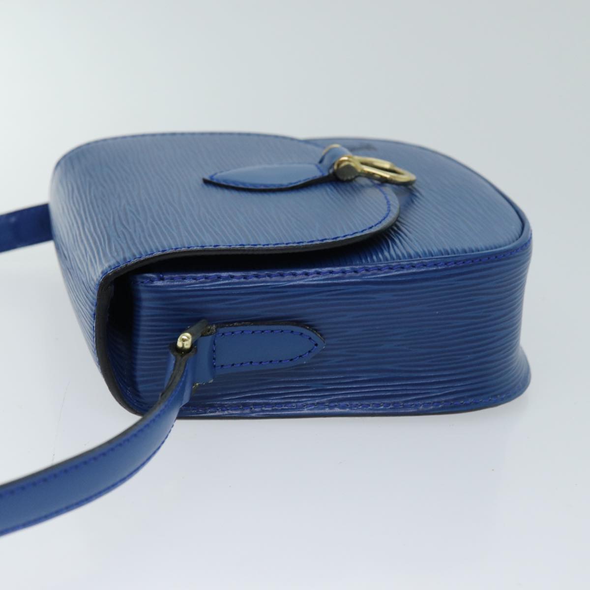 LOUIS VUITTON Epi Saint Cloud PM Shoulder Bag Blue M52195 LV Auth 73051