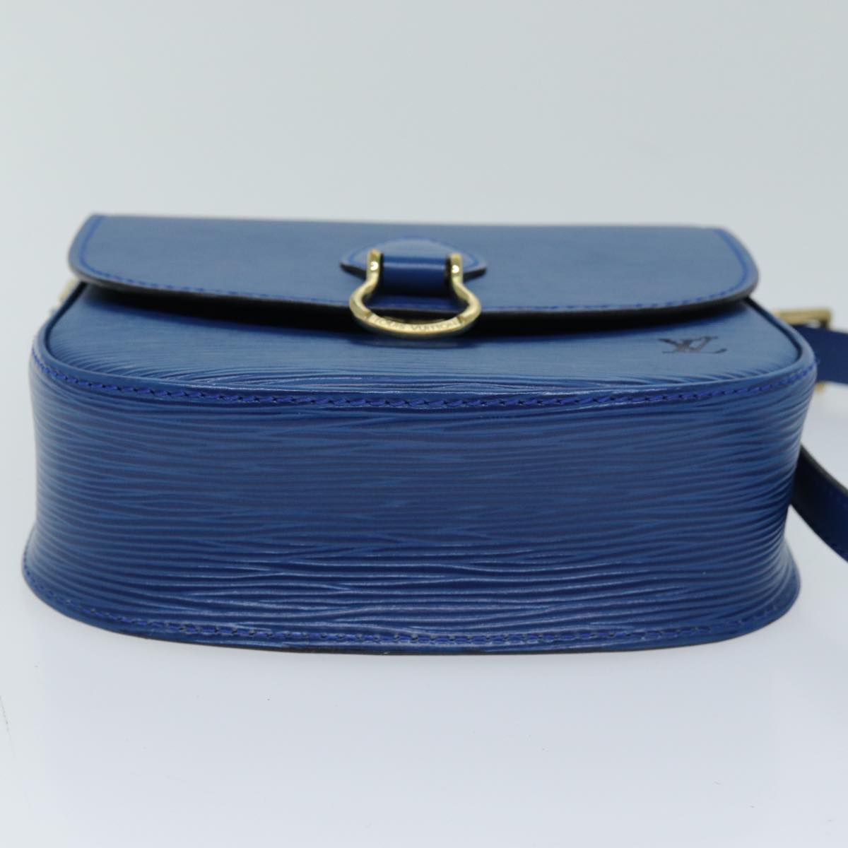 LOUIS VUITTON Epi Saint Cloud PM Shoulder Bag Blue M52195 LV Auth 73051