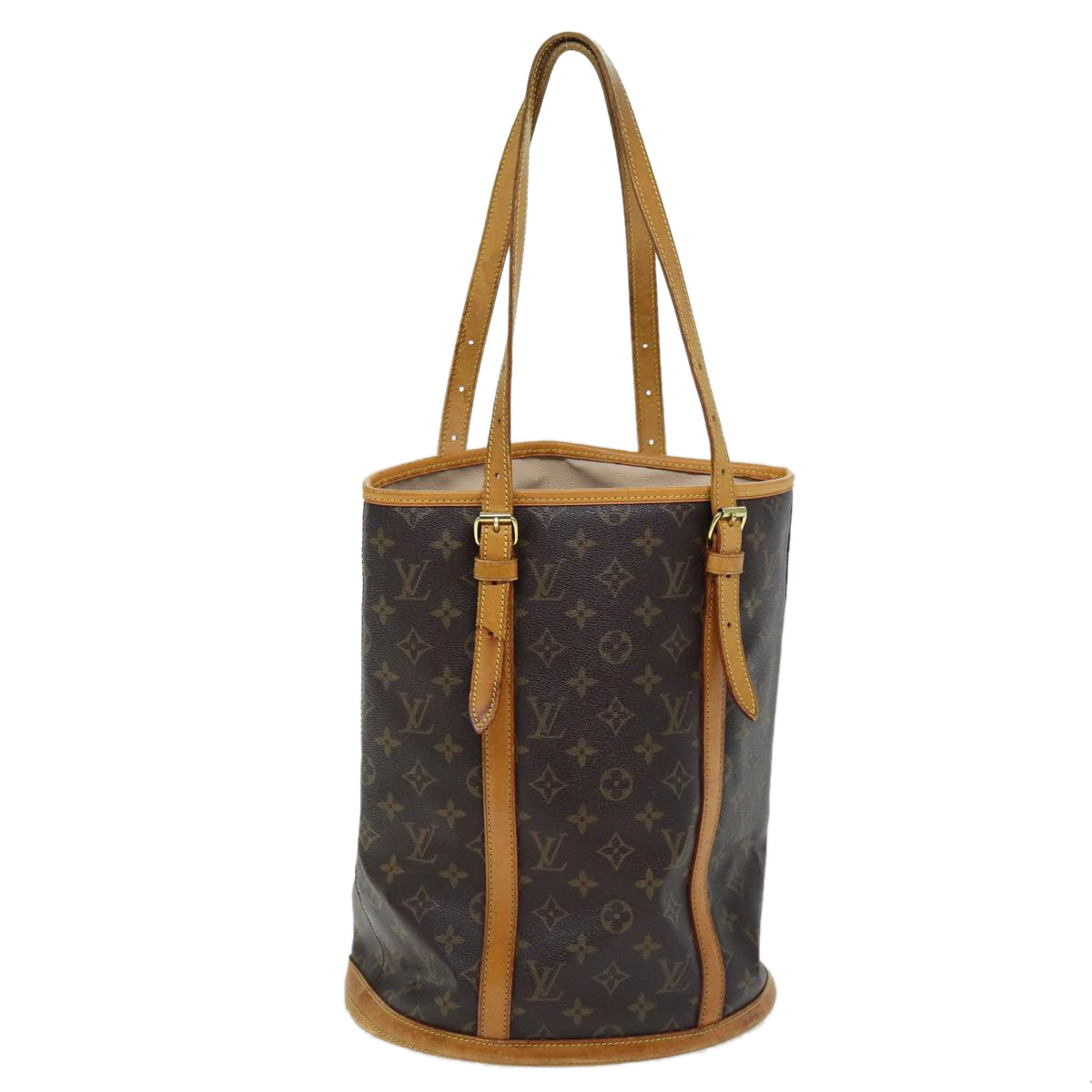 LOUIS VUITTON Monogram Bucket GM Shoulder Bag M42236 LV Auth 73057