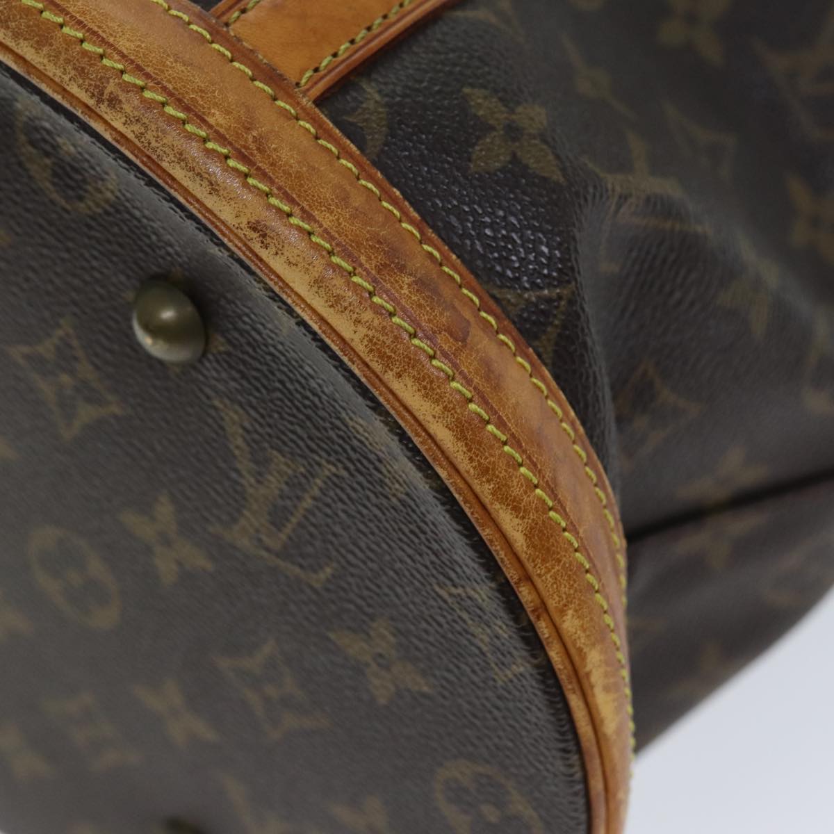 LOUIS VUITTON Monogram Bucket GM Shoulder Bag M42236 LV Auth 73057